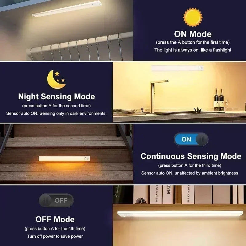 Xiaomi LED Night Light Motion Sensor USB Rechargeable Lamp